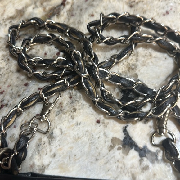 The Chic Bag Black Leather Fringe Crossbody - Picture 3 of 6